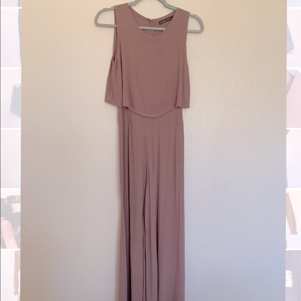 Dusty Pink Dressy Romper